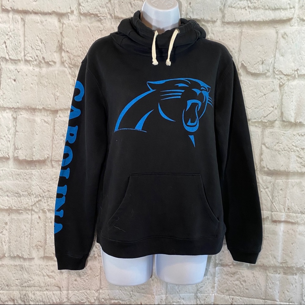 🔥Carolina Panthers Hoodie w/Neck Gaiter Small🔥